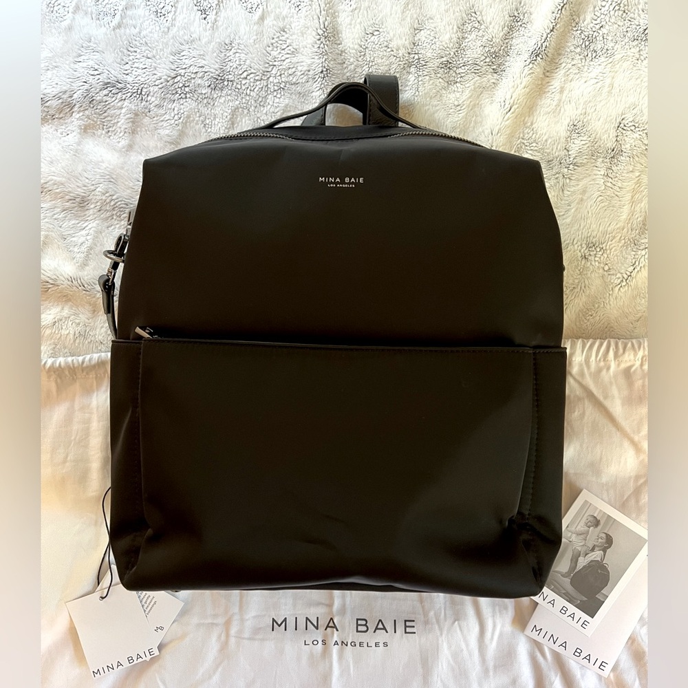 Mina Baie Stevie Full Backpack - Nylon Black